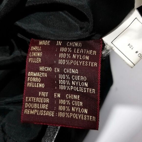 VINTAGE 100% Leather Jacket Paisley Suede Western Cowboy Coat Jacket Mens Medium - Picture 8 of 8